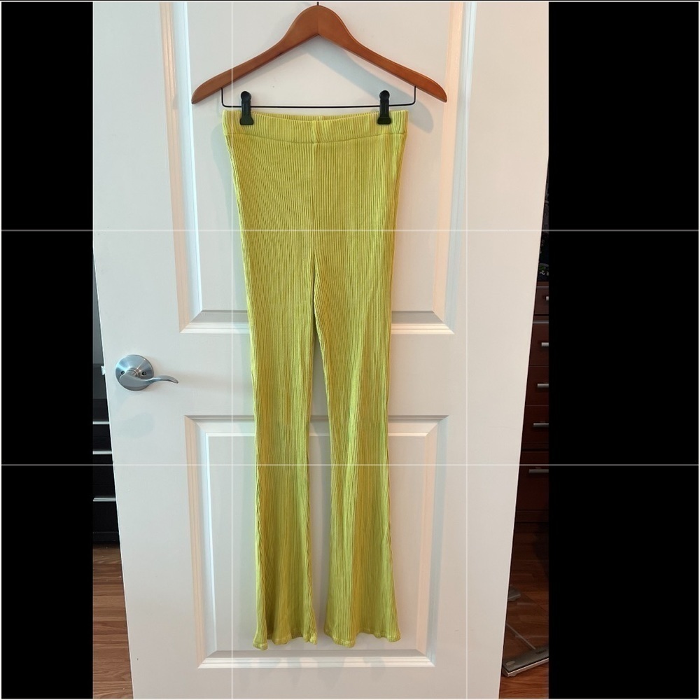 Simon Miller Celery rib knit flare leg pants Size: M